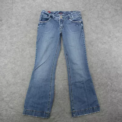 Vanity Jeans Women's 29x33 Blue Medium Wash Flare Jeans • $19.99