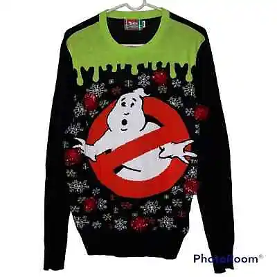 $44.99 • Buy Spencer's Ghostbusters Light Up Christmas Sweater Adult Medium Embroidered
