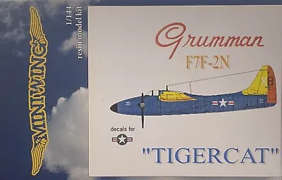 1/144 Post War Fighter : Grumman F7F-2N Tigercat [USN] #mini056 : MINIWING • $39.95