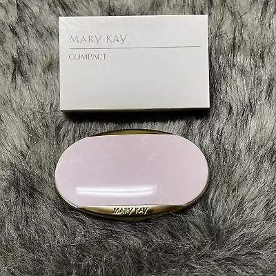 MARY KAY COMPACT With Mirror # 4904 Pink  / Gold NEW In Box NOS • $5.99