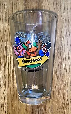 Kennywood Park Collectible Pint Drinking Glass Kenny & Friends Logo- Brand New • $12.85