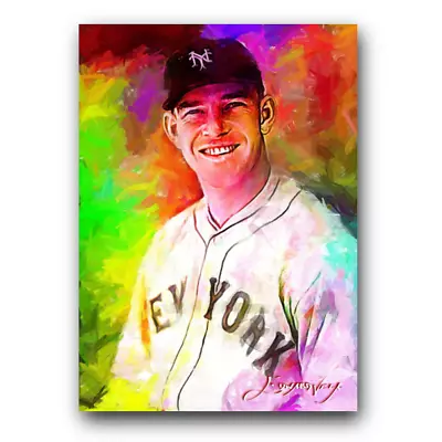 Mel Ott #12 Art Card Limited 25/50 Edward Vela Signed (New York Giants) • $3.99