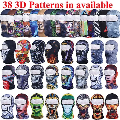 $8.99 • Buy Tactical Balaclava Full Face Mask UV Protection Windproof Sun Hood For Men Women