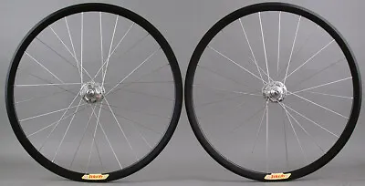 Custom SL42 Black & Silver Track Bike Fixed Gear Wheelset Fx/Fx  32h • $489