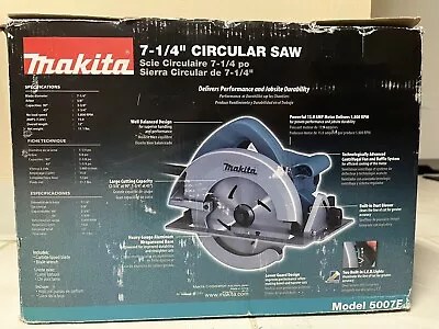 15 7-1/4 In Amp Corded Circular Saw With Dust Port 2 LED Light 24T Carbide Blade • $120