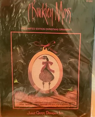 P. Buckley Moss 1992 LIMITED EDITION Cross Stitch Christmas Ornament Kit.   • $10.80