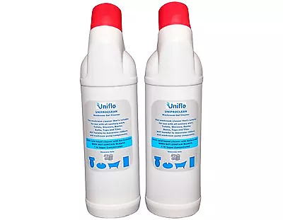 Uniflo Macerator 2 X 1tr Unipro ShowerToilet Cleaner For Saniflo & Grundfos.  • £14.98