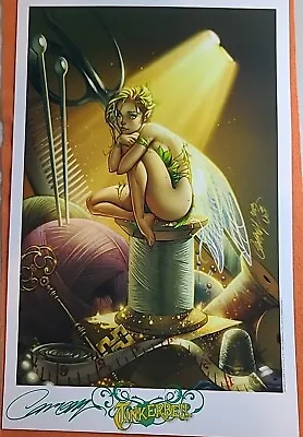 Tinkerbell Print Signed By J Scott Campbell 11X17 W/coa • $30