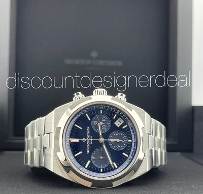 $39999.99 • Buy Vacheron Constantin Overseas Chronograph 5500V/110A-B148 Steel Blue 42mm NEW