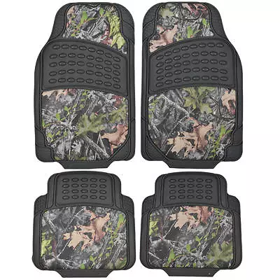 Camouflage Rubber Camo Floor Mats - All Types Of Weather - 4 Piece Waterproof • $31.90