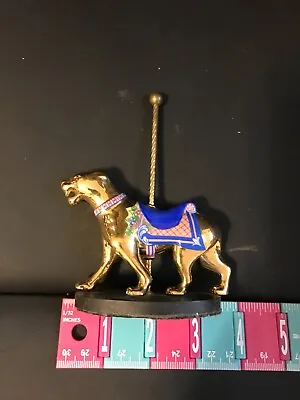 Franklin Mint Golden Carousel Faberge Collection Figure: Panther - H Hh • $35