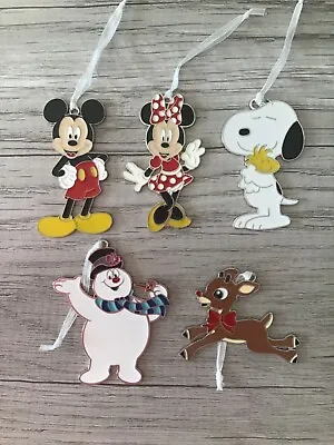 Hallmark Disney Christmas Tree Ornament Holiday Flat Metal Hanging  Choose Yours • $9.99