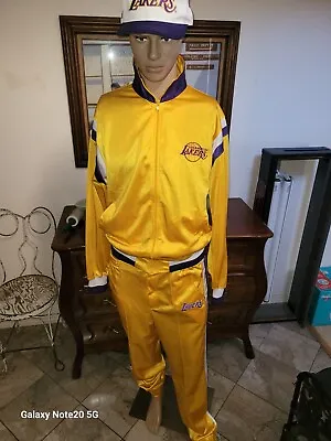 Vtg 80's Los Angeles Lakers Starter Warm Up Track Suit Jacket Large  • $149.99