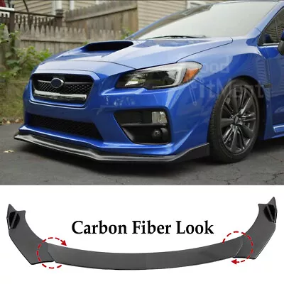 For Subaru WRX STI BRZ Impreza GC8 G3 V1 Carbon Fiber Front Bumper Lip Spoiler • $109.31