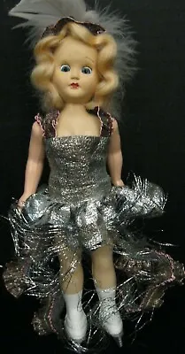 $10.99 • Buy Vintage A Virga Doll 475 Ice Queen Blue Skater Beehler Arts With Original Box 