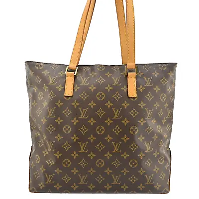 Authentic Louis Vuitton Monogram Cabas Mezzo Tote Bag M51151 N1699RPS602 • $462