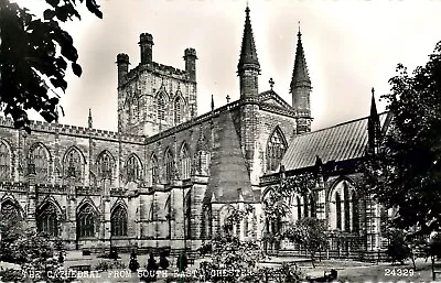 Chester Cathedral - Salmon Series Real Photo Edged Postcard • £3.25