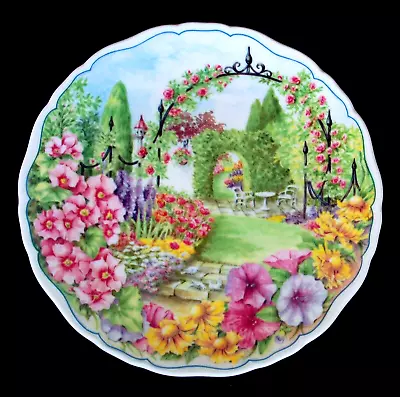 A13 - Royal Albert Secret Garden Porcelain Plate   The Dovecote   1993 • £25.63