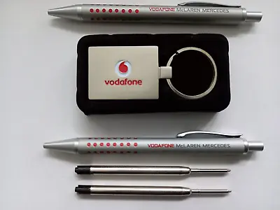 Vodafone McLaren Mercedes Pen Set With Two Refills & Keyring • £22.50