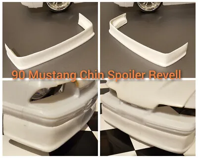 Resin Chin Spoiler For '90 Mustang Revell.  1/25. • $5.50