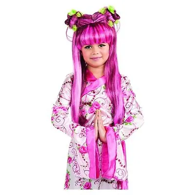 £33.04 • Buy Girls Pink Asian Princess Wig