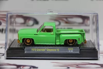 M2 MACHINES Green Chase I 1/64 1973 Chevrolet Cheyenne 10 Discast • $12.99