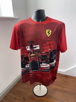 Ferrari Fernando Alonso F1 Official Merchandise Formula 1 T-Shirt 2010 - Large • £29.99