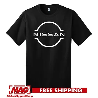 NISSAN BLACK T-SHIRT Logo Car Racing GT-R Shirt Tee 300ZX Titan 350z Skyline • $19.99