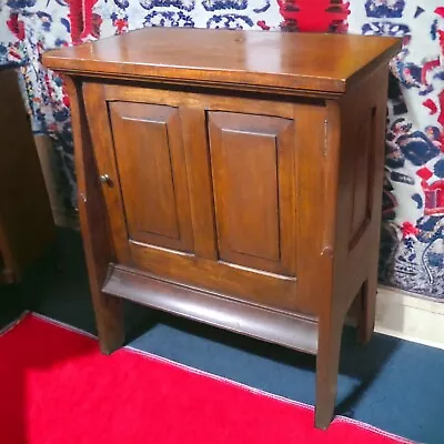 Circa 1900 English Victorian Mahogany Cellarette Cabinet • $350