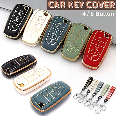 Car Remote Key Case Cover Fob 4/5 Button For Ford Fusion Mustang F150 F250 TPU • $6.99