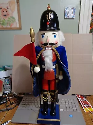 Nutcracker  20-inches Tall W/ Staff Cape & SWARD • $35.99