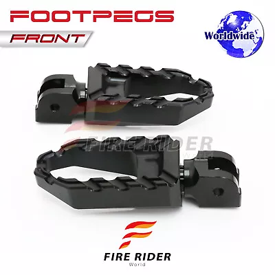 BUZZ Touring Front Wide Foot Pegs Black For XV750 Virago 86 87 88 89 90 91 92 • $47.22