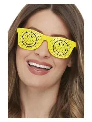 Unisex Smiley Rave Glasses • £3.99