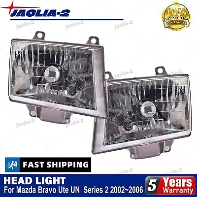 Head Light Front Chrome LH RH For Mazda Bravo Ute UN Series 2 2002~2006 • $98