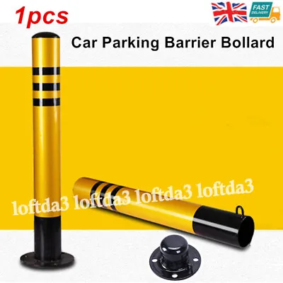 Lockable Car Parking Barrier Anti-Parking Bollard Security Driveway Post Lock • £27.50