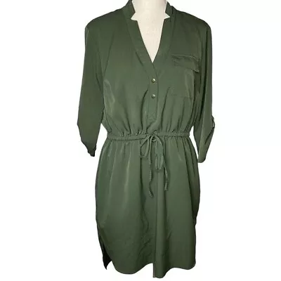 Merona Green Shirt Dress Xl • $15