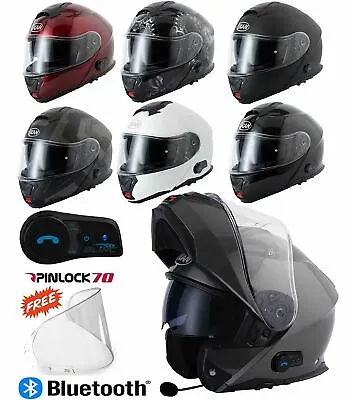 Vcan V272 Bluetooth Flip Front Flip Up Modular Motorcycle Motorbike Helmet • $273.86