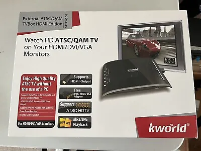 KWorld SA295-Q DE EXTERNAL ATSC/QAM TVBOX HDMI EDITION • $59