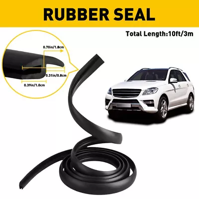 10FT Car Accessories Windshield Panel Rubber Seal Sealed Strip Moulding Trim • $13.09