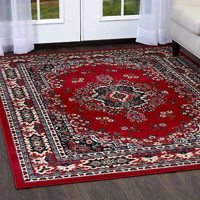 Large Traditional 8x11 Oriental Area Rug Persien Style Carpet -Approx 7'8 X10'8  • $114.89