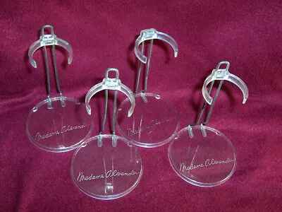 4pk Vintage Clear Signature Madame Alexander Doll Stands For 8  • $37.99