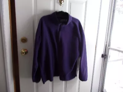 $33 • Buy Polartec Thermal Pro Fleece Jacket Size Large Purple