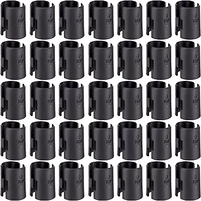 Wire Shelving Sleeves Shelf Lock Clips 1 Diameter Post Metro Alera 54 Pck Black • $12.14