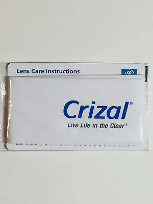 Crizal Eyeglass Cleaning Cloths Microfiber Polishing Cloth For Sunglasses Wipes • $9.98