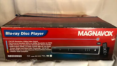 Magnavox NB500MG9 Blu-Ray Disc Player No Remote/Manual - New- Open Box • $29.95