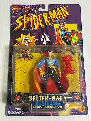 Sealed Moc Vtg 1996 Dr. Strange Spider-man Spider Wars 5.5  Figure Marvel Toybiz • $9.99