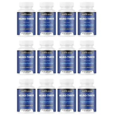 Neuro-Thrive Supports Cognitive Function Memory & Brain Health 12pck 720cps • $179.95