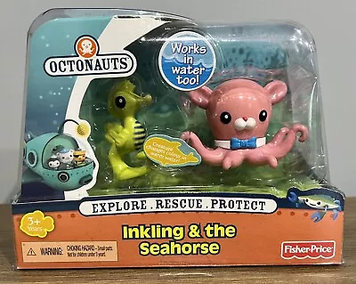 2012 Octonauts Professor Inkling & Seahorse Fisher Price Mattel Preschool NEW • $60