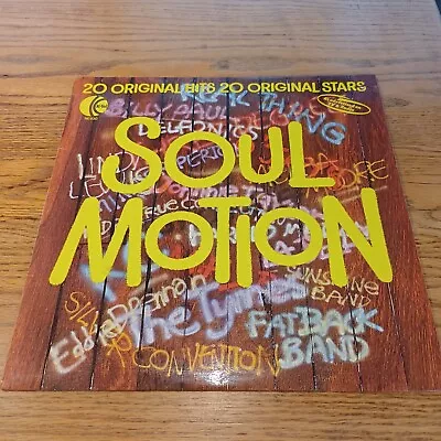 Soul Motion Album - 12  Vinyl LP Record - 20 Original Stars 1976 K-Tel NE930 • £4.95