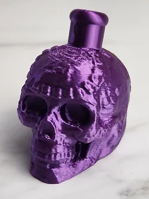 Aztec Mayan Death Whistle Skull Silk Magic Purple Premium 3D-Printed USA • $10.49